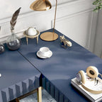 Bird Glam Metal Lift-top L-Shaped Computer Desk with USBs by Furniture of America