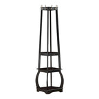 Coat Rack with Storage Shelves