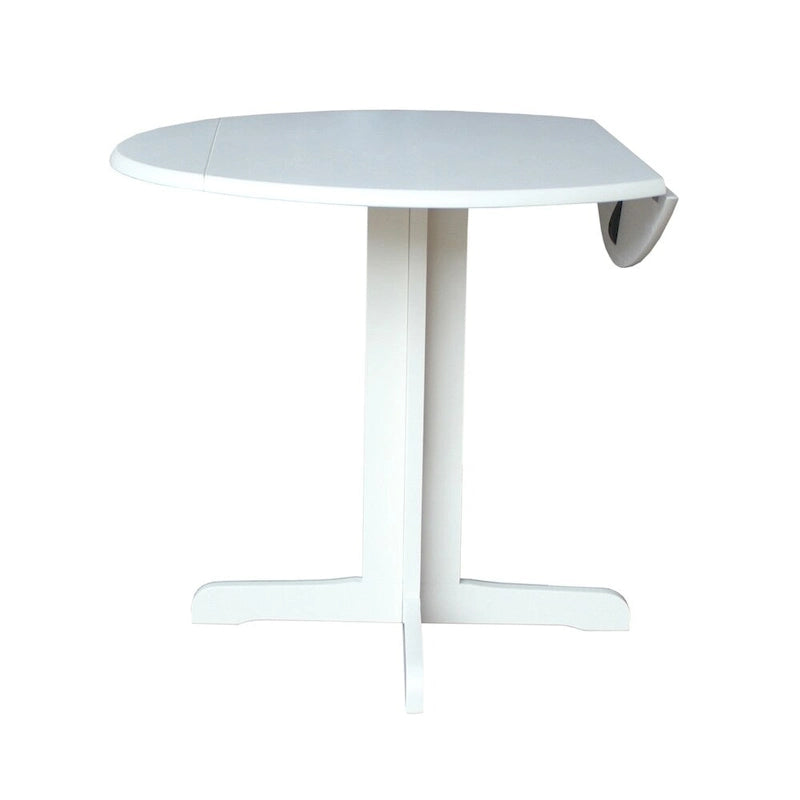 International Concepts Dual Drop Leaf 36-inch Dining Table