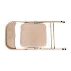 5 Piece Folding Card Table and Chair Set with Upholstered Table Top - 33.5W x 33.5D x 27.75H