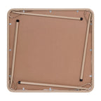 5 Piece Folding Card Table and Chair Set with Upholstered Table Top - 33.5W x 33.5D x 27.75H