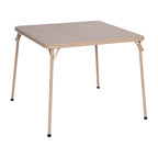 5 Piece Folding Card Table and Chair Set with Upholstered Table Top - 33.5W x 33.5D x 27.75H
