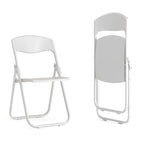 2 Pack 500 lb. Capacity Heavy Duty Plastic Folding Chair