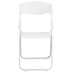 2 Pack 500 lb. Capacity Heavy Duty Plastic Folding Chair