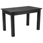 Rectangular Antique Rustic Solid Pine Farm Dining Table