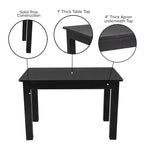 Antique Rustic Pine Farmhouse Dining Table - Seats 4 (Rectangular)