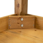 Antique Rustic Pine Farmhouse Dining Table - Seats 4 (Rectangular)