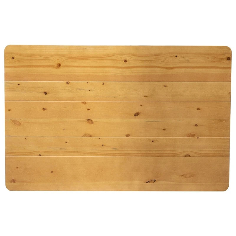 Antique Rustic Pine Farmhouse Dining Table - Seats 4 (Rectangular)