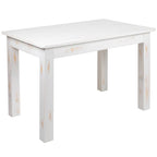 Rectangular Antique Rustic Solid Pine Farm Dining Table