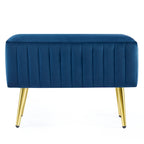 CO-Z 24-inch Modern Upholstered Entryway Bench with Velvet Seat