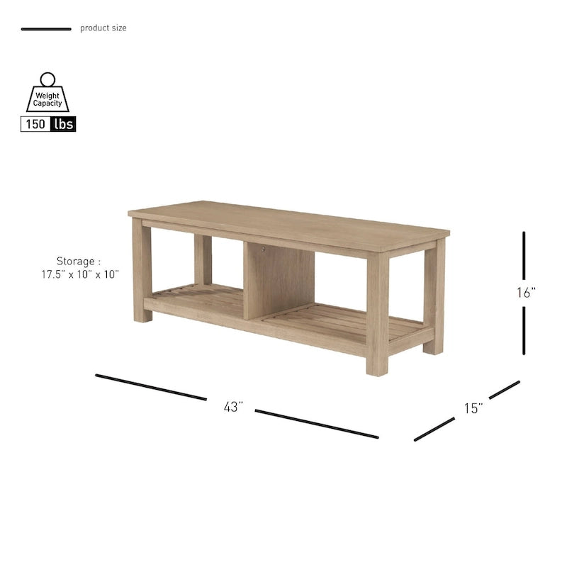 Tiburon TV Bench