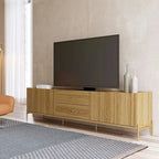 Manhattan Comfort Jasper 86.69 In. Media Cabinet Console