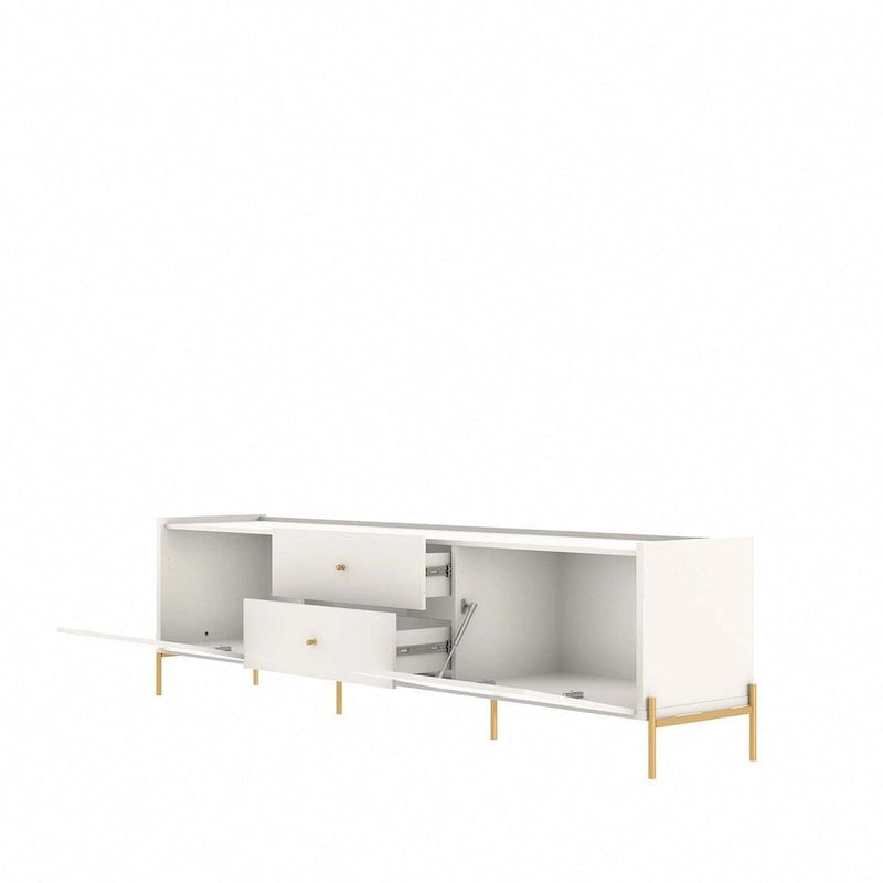 Manhattan Comfort Jasper 86.69 In. Media Cabinet Console