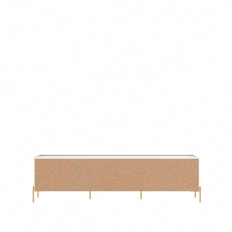 Manhattan Comfort Jasper 86.69 In. Media Cabinet Console