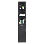 1 Door 1 Drawer 3 Compartments High Cabinet Bathroom