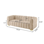VANOMi 85inch Modern Couch, Leisure Comfortable Sofa - 85 x 33.86