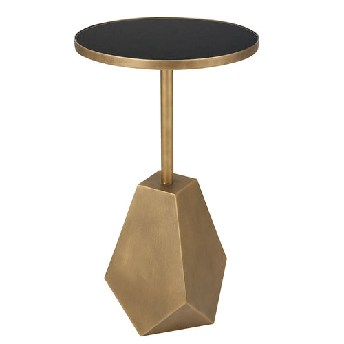 Uttermost Comet Geometric Bronze Accent Table - 14W x 24H x 14D
