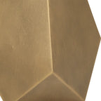 Uttermost Comet Geometric Bronze Accent Table - 14W x 24H x 14D
