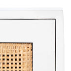 SAFAVIEH Dayana 2-Drawer Rattan Accent Table Nightstand