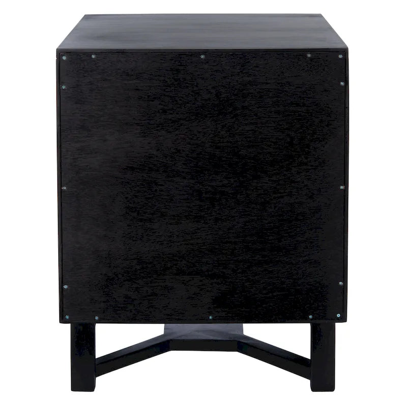 SAFAVIEH Dayana 2-Drawer Rattan Accent Table Nightstand
