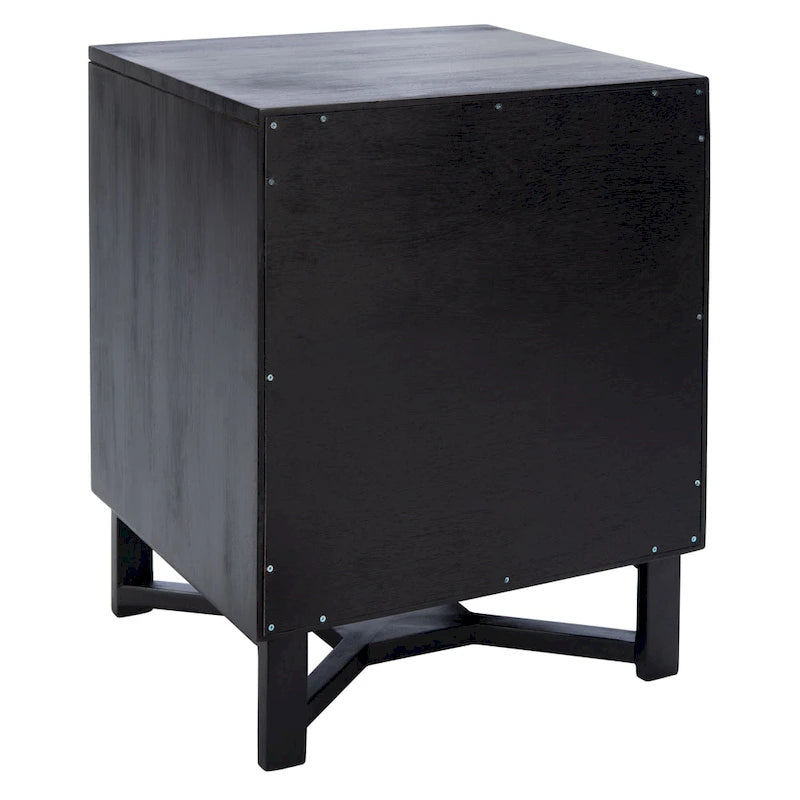 SAFAVIEH Dayana 2-Drawer Rattan Accent Table Nightstand