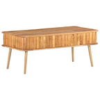 vidaXL Coffee Table 39.4x19.7x15.7 Solid Acacia Wood