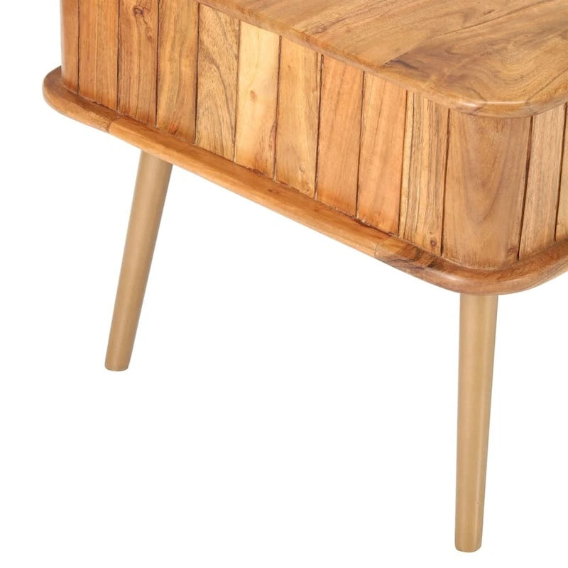 vidaXL Coffee Table 39.4x19.7x15.7 Solid Acacia Wood