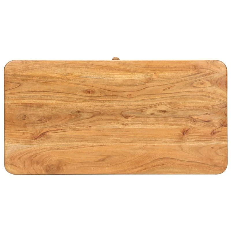 vidaXL Coffee Table 39.4x19.7x15.7 Solid Acacia Wood