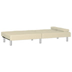vidaXL Sofa Bed Foldable Sleeper Sofa Couch Bed with Cup Holders Faux Leather - 78.7 x 35 x 27.6