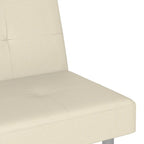 vidaXL Sofa Bed Foldable Sleeper Sofa Couch Bed with Cup Holders Faux Leather - 78.7 x 35 x 27.6