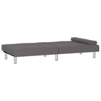vidaXL Sofa Bed Foldable Sleeper Sofa Couch Bed with Cup Holders Faux Leather - 78.7 x 35 x 27.6