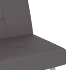 vidaXL Sofa Bed Foldable Sleeper Sofa Couch Bed with Cup Holders Faux Leather - 78.7 x 35 x 27.6