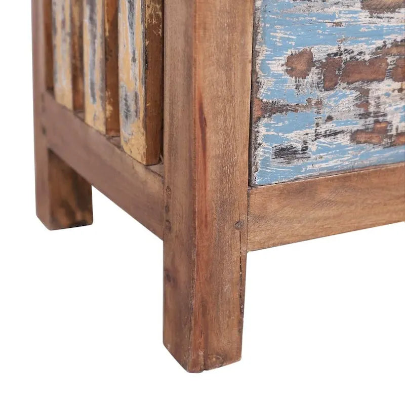 vidaXL Bedside Cabinet Solid Wood Mahogany