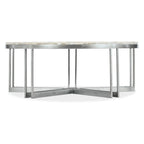 Hooker Furniture 5934-80111-00 Melange 42 Diameter Onyx and Steel