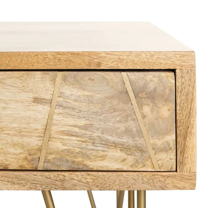 SAFAVIEH Nilgun 1-Drawer 1-Shelf Living Room Coffee Table - 43 W x 21.6 L x 16 H - 43Wx22Dx16H