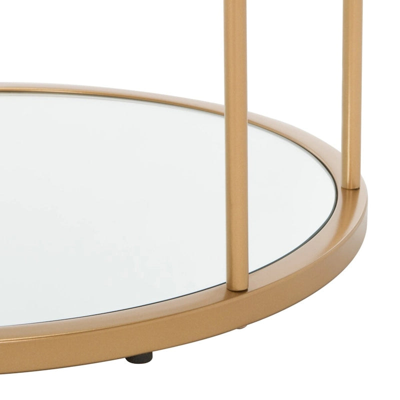 SAFAVIEH Frederica 3 Shelf Coffee Table - 42 L x 21 D x 17 H - 42Wx21Dx17H