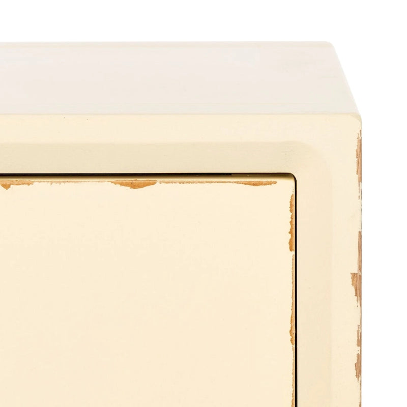 Pine Wood End Table with Sculptured Legs (18"W x 15"D x 24"H)