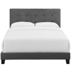 Copper Grove Belimanastir Queen Upholstered Velvet Bed