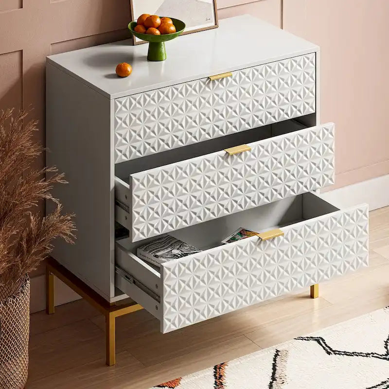 Volkard 31 Mid-century Storage Cabinet with a Metal Base by HULALA HOME