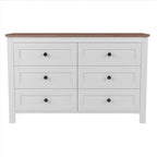3-Pieces Bedroom Sets Farmhouse Platform Bed with Nightstand and Dresser