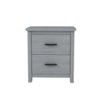 4-Pieces Bedroom Sets Queen Size Wooden Bed with 2 Nightstands and 1 Dresser