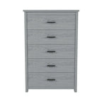 4-Pieces Bedroom Sets Queen Size Wooden Bed with 2 Nightstands and 1 Dresser