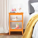 Javlergo Set of 2 Nightstand Bedside Table, Modern Small Side End Table with Open Storage Shelves