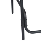 Commercial Indoor-Outdoor Rattan Restaurant Barstool with Aluminum Frame-Set of 4