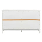 4-Door Sideboard Buffet Cabinet - Pine Wood with Adjustable Shelves (60")