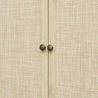 4 Door Cabinet with 1 Drawer with 4 Adjustable Inner Shelves