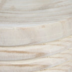 Paulownia Wood Carved Stool