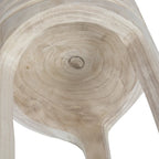 Paulownia Wood Carved Stool