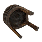 Paulownia Wood Carved Stool
