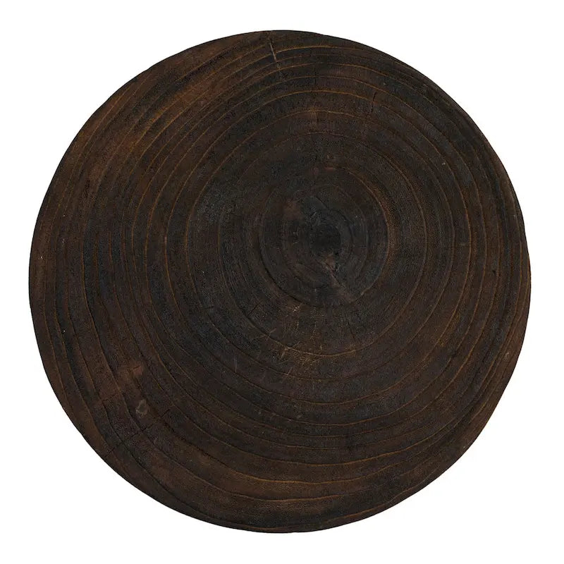 Paulownia Wood Carved Stool